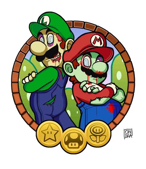 Zombies Mario And Luigi By Ondraede On Deviantart