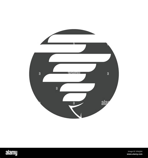 Tornado And Cyclone Logo Symbol Vector Illustration Design Stock Vector