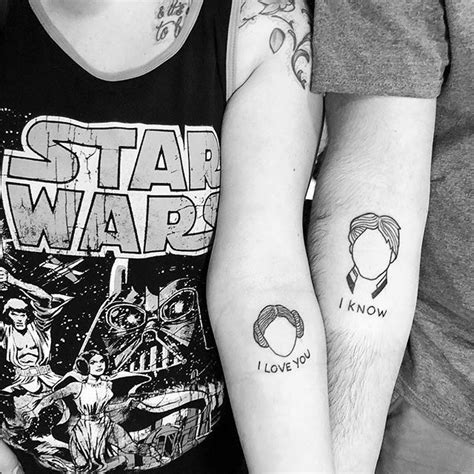 Star Wars Couple Tattoo By Ladyluck608 Star Wars Couples Couple