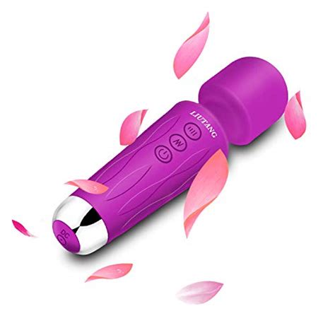 Mini Wand Massager Portable Handheld Cordless Waterproof 8 Powerful Speeds And 20 Modes For
