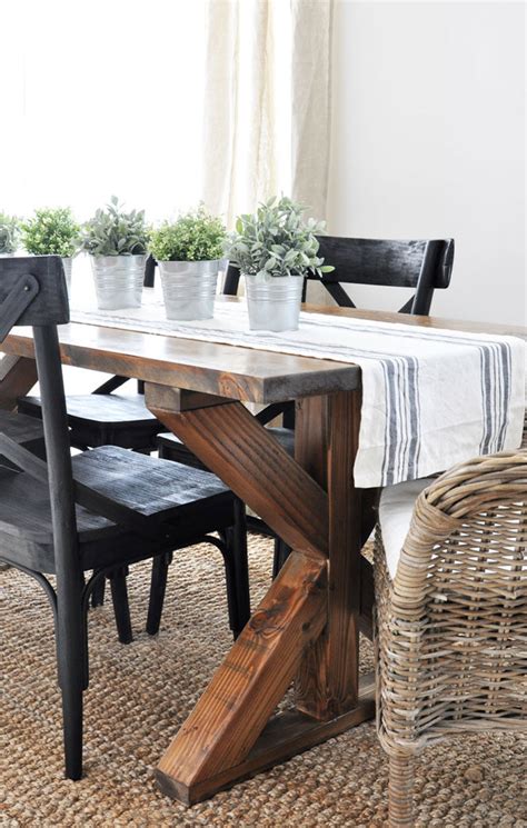 20 Gorgeous Diy Dining Table Ideas And Plans The House Of Wood