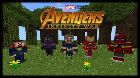 Avengers Infinity War Mods In Minecraft Pe Youtube