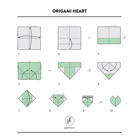 Diy Origami Hearts For Valentines Day Paperlust