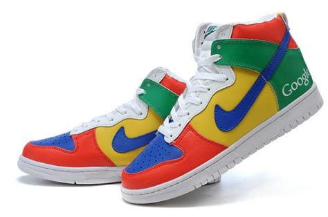 Nike Dunks Custom Design Sneakers Colorful Leather Nike Dunk High Top