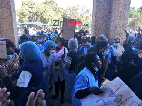 In Pictures Nurses And Doctors Strike In Zimbabwe Iharare News