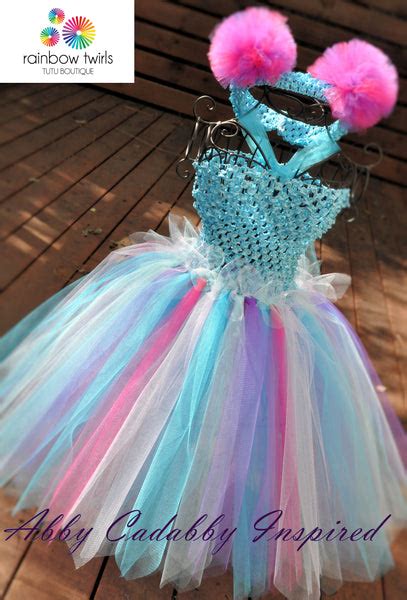 Abby Cadabby Inspired Tutu Rainbow Twirls Tutu Boutique