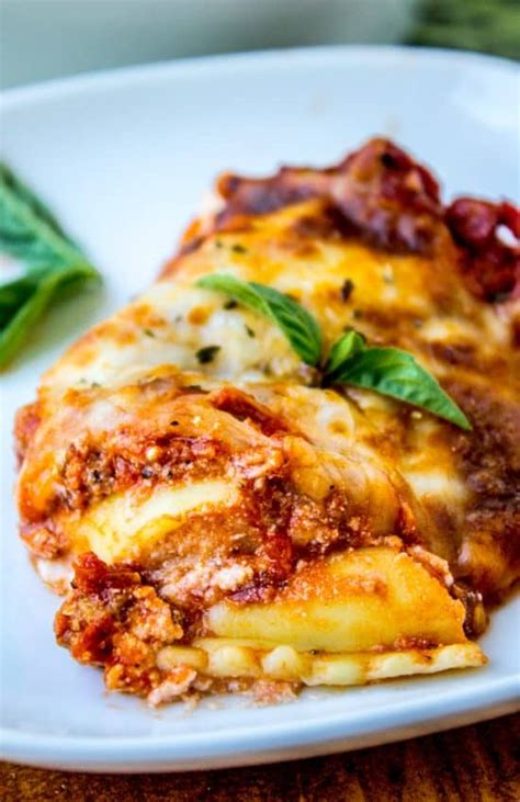 Easy Ravioli Lasagna Make Ahead Freezer Meal The Food Charlatan