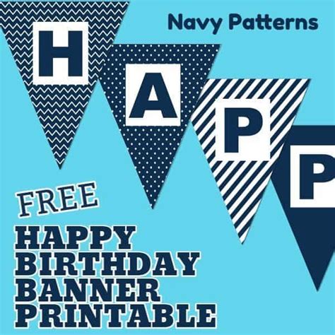 Happy Birthday Paper Banner Printable