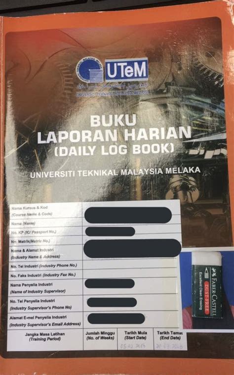 Logbook Internship Contoh Buku Log Latihan Industri Contoh Report Intern Pdf Logistics