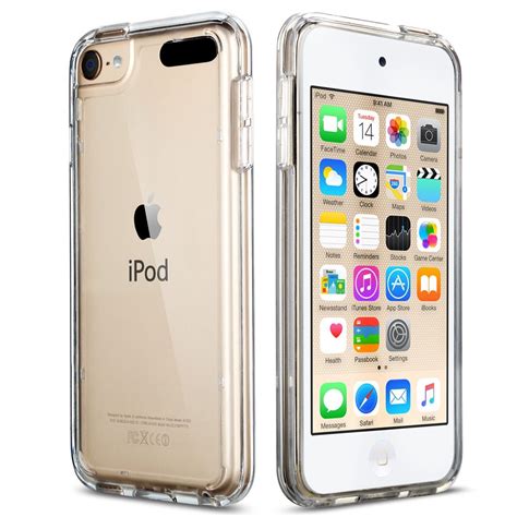 The apple ipod touch is a media player, digital camera, web browser, and mobile device all joined into a single stylish, convenient package. iPod Touch 6th Generation Case,iPod 5 Case, ULAK Clear ...