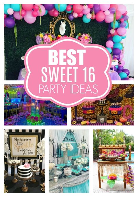 Best Sweet 16 Party Ideas And Themes Pretty My Party Party Ideas