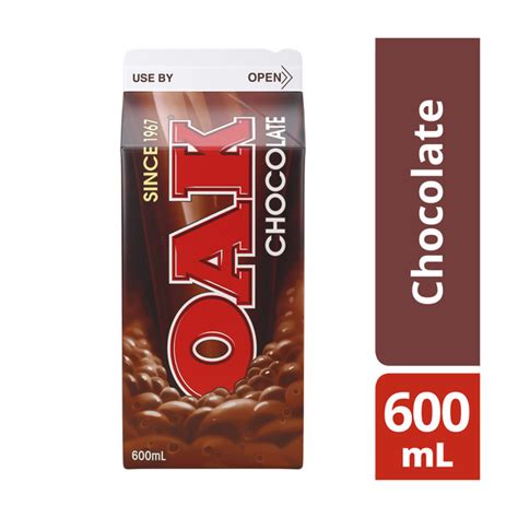 Calories In Oak Chocolate Flavoured Milk Calcount