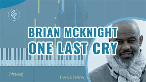 Brian Mcknight One Last Cry Instrumental Piano Karaoke Chord