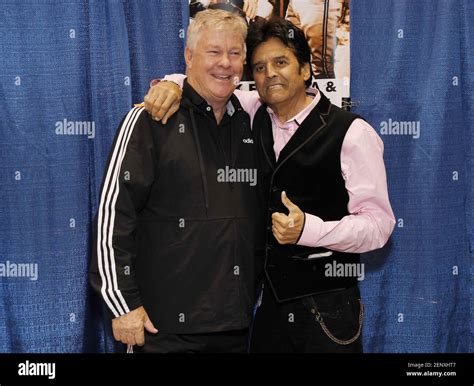 L R Chips Cast Larry Wilcox And Erik Estrada At Nostalgiacon Day 1 Held At The Anaheim