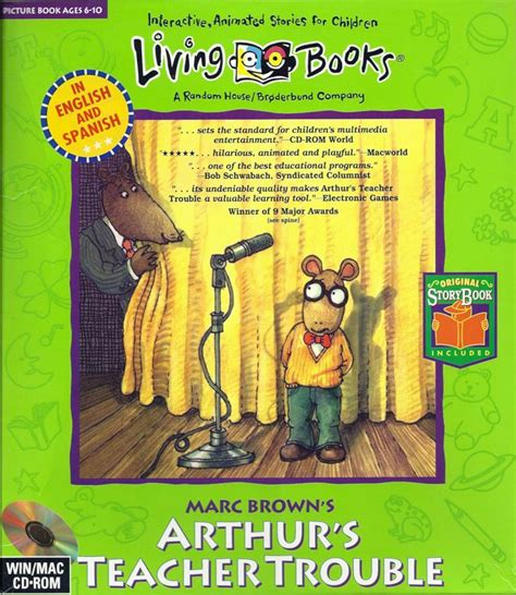 Marc Brown S Arthur S Teacher Trouble Cover Or Packaging Material