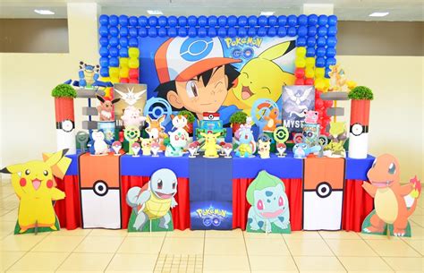 Pokémon Arte Alegria Decoração para Festa Infantil Decorações