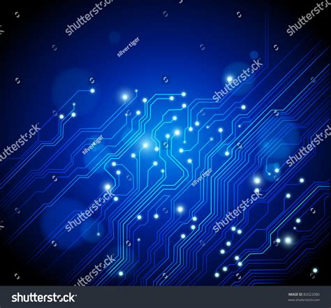 Free Download Abstract High Tech Background Raster Version Stock Photo