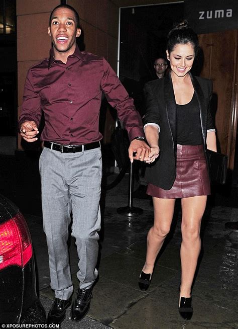 Cheryl Cole And Tre Holloway Wear Matching Colours To Enjoy Date Night Together Daily Mail Online