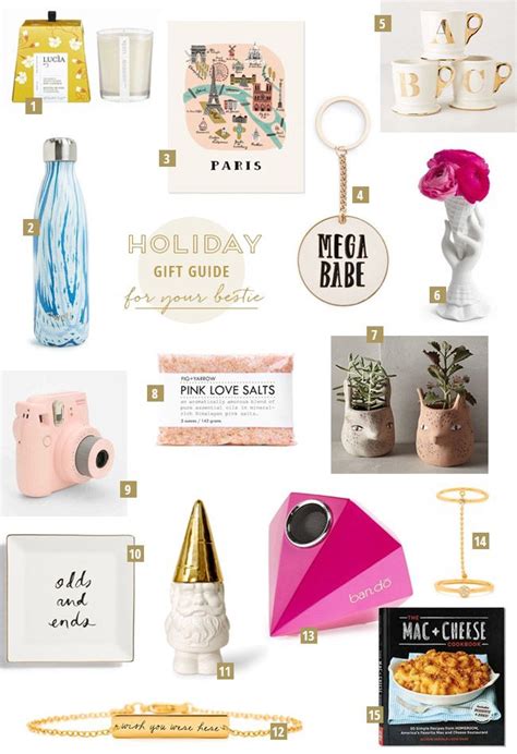 I suggest to buy a nike shoe, nike polo pique shirt, nike shoe and beautiful vanity bag and put a perfume and a goodwill card inside the vanity bag then present it. Gift Guide for Your Bestie | Gift guide, Holiday gift ...