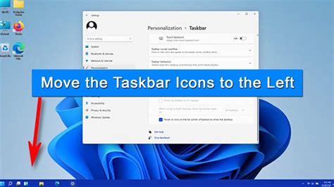 How To Move The Taskbar Icons To The Left On Windows 11 Youtube