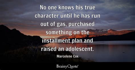marcelene cox no one knows his true character until he