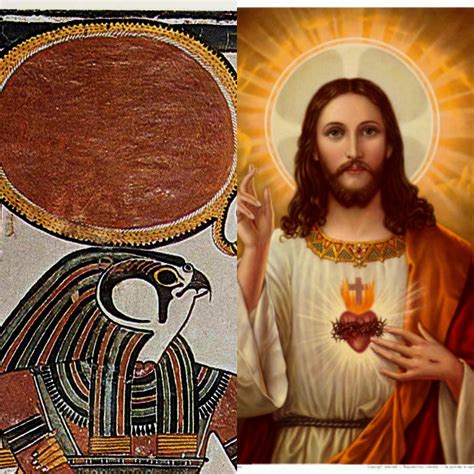 historia del arte y la cultura comparacion de horus y jesus