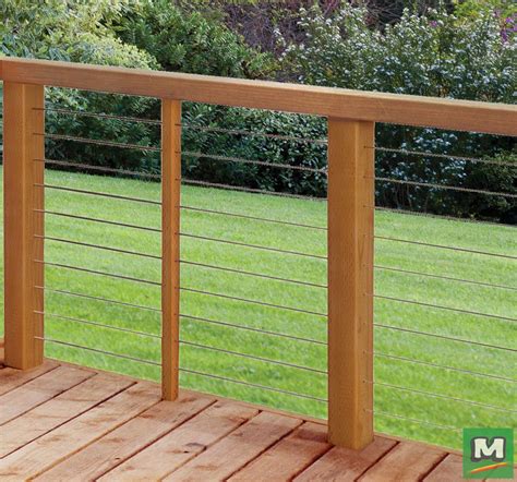 For A Virtually Unobstructed View From Your Deck Choose Cable Rail