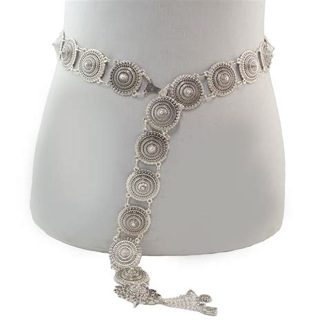 Aliexpress Buy New Arrived Vintage Silver Waist Chain Bells
