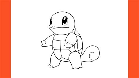 How To Draw Squirtle Pokémon Youtube