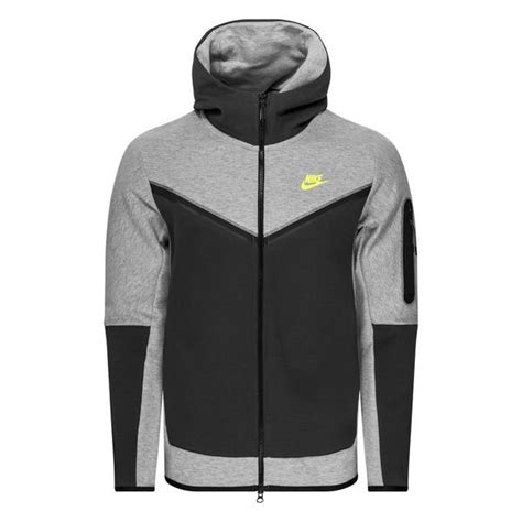 Nike Hoodie Nsw Tech Fleece Fz Grey Heatheranthracitevolt