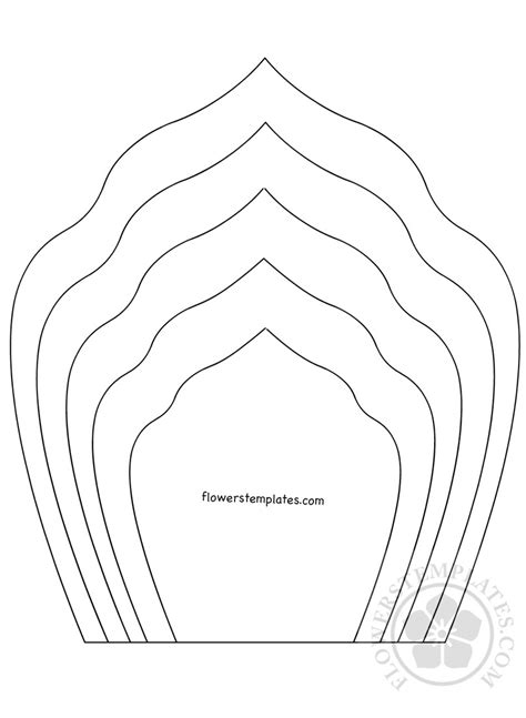 Free Paper Flower Templates Printable Discover The Beauty Of