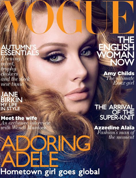 Vogue Magazine Adele Wiki Fandom Powered By Wikia