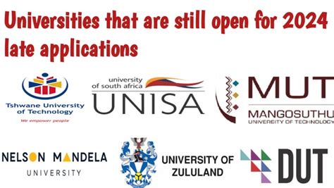 Universities That Are Still Open For 2024 Late Applications · Varsity Wise🎓