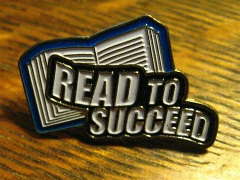 Read To Succeed Lapel Pin Vintage Library Books Librarian Student