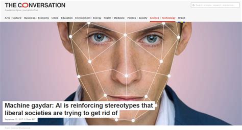 In The Conversation “machine Gaydar Ai Is Reinforcing Stereotypes