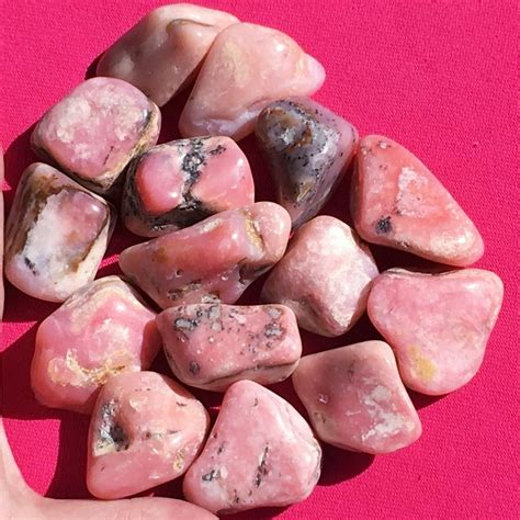 Pink Opal Tumble For Relationship Happiness The Rock Crystal Shop