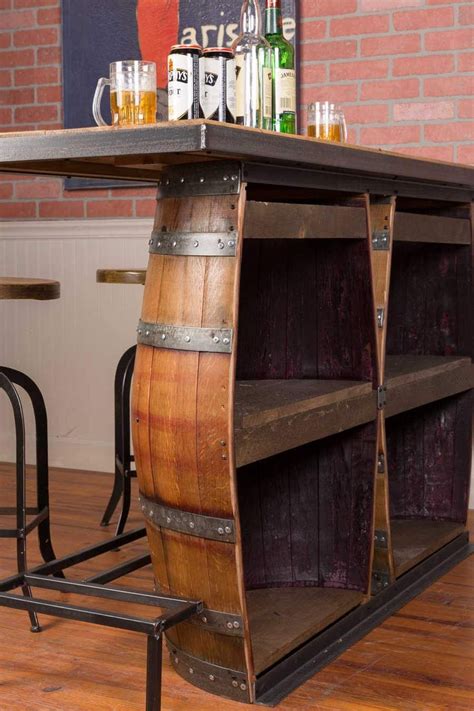 Napa East Double Wine Barrel Bar In 2021 Wine Barrel Bar Barrel Bar