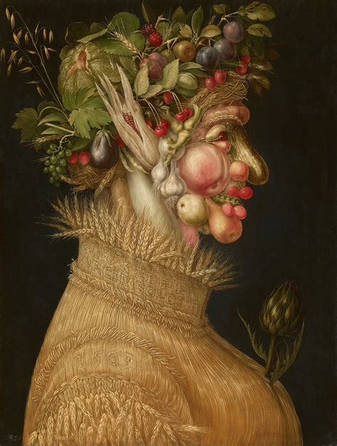 Giuseppe Arcimboldo Allegories Of The Seasons 1573 Tutt Art