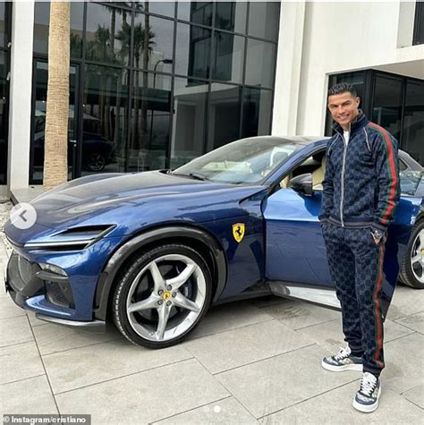 Cristiano Ronaldo Beams In A £3000 Gucci Tracksuit As He Shows Off A