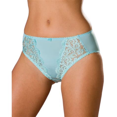 ladies camille aqua lace sheer mesh womens lingerie knickers briefs sizes 10 20