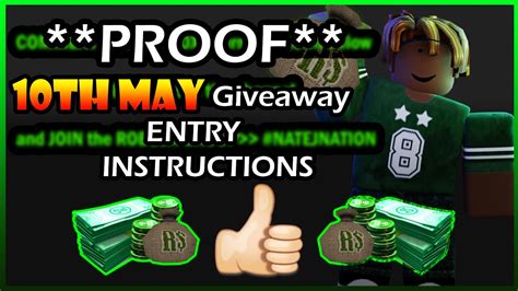 Join This Roblox Group For Weekly Robux Giveaway May 10th Giveaway