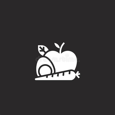 Healthy Food Icon Filled Healthy Food Icon For Website Design And