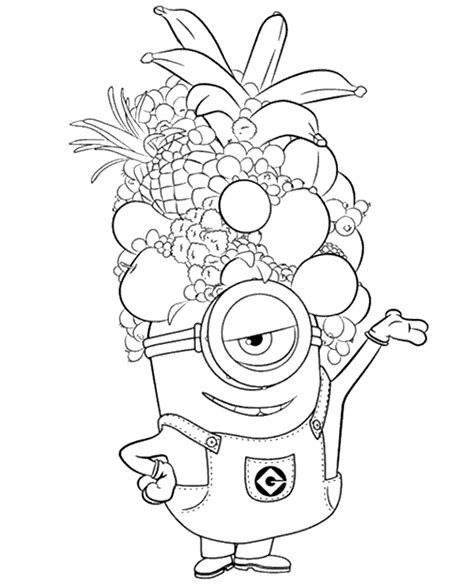 35 Free Minions Coloring Pages Printable