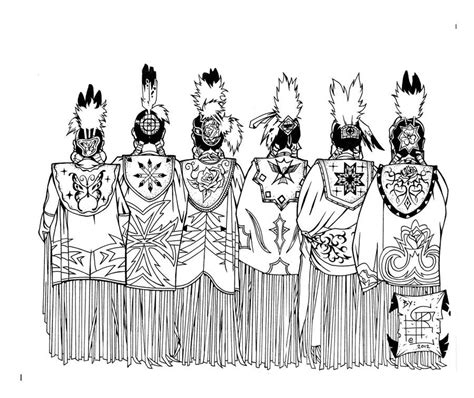 Fancy Shawl Dancers By Gilbert3 Native Drawings Native American Art