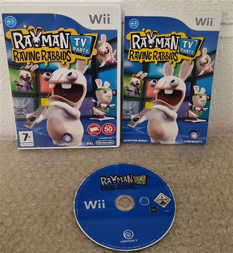 Rayman Raving Rabbids Tv Party Nintendo Wii Game Retro Gamer Heaven