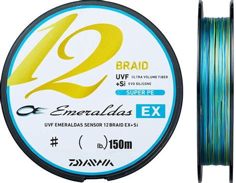 DAIWA UVF Emeraldas Sensor 12Braid EX Si 10m X 3colors 150m 0 6