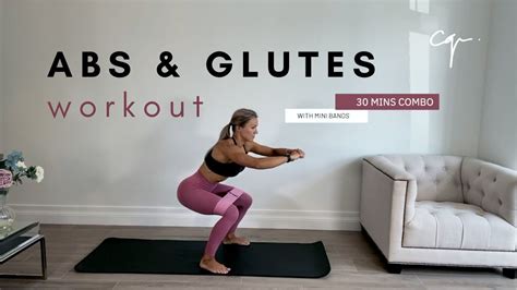 Abs And Glutes Workout Combo 30 Minutes With Mini Band Caroline Girvan