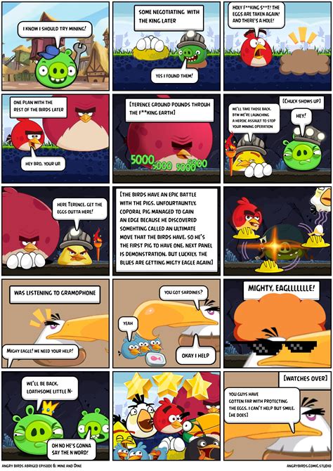 Angry Birds Abriged Episode 6 Mine And Dine Comic Studio