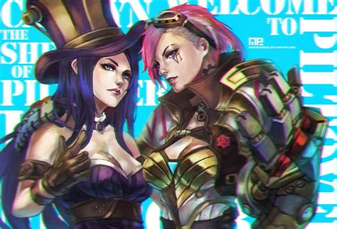 Vi And Caitlyn Lol Caitlyn Vi League Of Legends HD Wallpaper Peakpx
