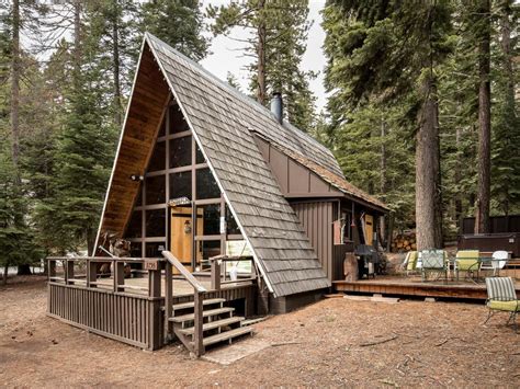 Luxury A Frame Cabin With Hot Tub In Lake Tahoe California